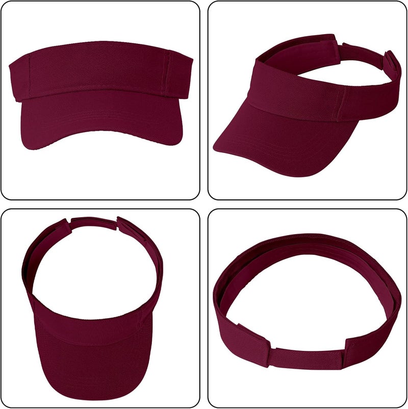Rbenxia 1PC Adjustable Sport Visors Sun Visor Hats Cap Visors for Women and Men - Image 3